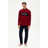 U.S. Polo Assn. Erkek Bordo Pijama Takım 50301718-VR014 - XL