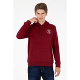 U.S. Polo Assn. Erkek Bordo Sweatshirt 50293361-VR014, Kırmızı
