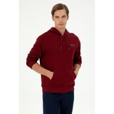 U.s. Polo Assn. Erkek Bordo Sweatshirt 50293442-vr014 Bordo