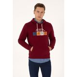 U.S. Polo Assn. Erkek Bordo Sweatshirt 50316364-VR014