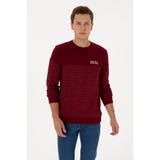 U.S. Polo Assn. Erkek Bordo Sweatshirt 50316380-VR014