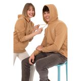 U.S. Polo Assn. Erkek Camel Sweatshirt 50293361-VR015, Kahverengi, 2XL