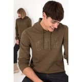 U.S. Polo Assn. Erkek Coconut Sweatshirt 50295175-VR153, Yeşil