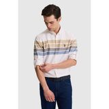 U.S. Polo Assn. Erkek Coconut Uzun Kollu Gömlek 50320285-VR153 - XL