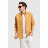 U.S. Polo Assn. Erkek Coconut Uzun Kollu Keten Gömlek 50319065-VR153