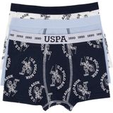 U.S. Polo Assn. Erkek Çocuk 3'lü Boxer Takım 50319392-VR033 - Lacivert - 7 - 8 Yaş