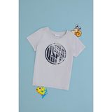 U.S. Polo Assn. Erkek Çocuk Açık Gri Basic Bisiklet Yaka Tişört 50306514-VR001 - 9 - 10 Yaş