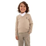 U.S. Polo Assn. Erkek Çocuk Açık Haki Kazak/Triko 50315611-VR183