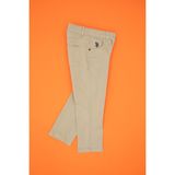 U.s. Polo Assn. Erkek Çocuk Açık Haki Pantolon (Kanvas-Chino) 50317183-VR183 - Dropsuz - Haki-1070 - 7 - 8 Yaş