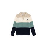 U.S. Polo Assn. Erkek Çocuk Açık Lacivert Polo Yaka Kazak 50311123-VR059