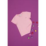 U.S. Polo Assn. Erkek Çocuk Açık Pembe Basic Bisiklet Yaka Tişört 50306548-VR078 - 10 - 11 Yaş