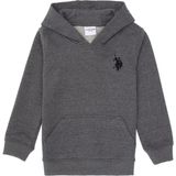 U.S. Polo Assn. Erkek Çocuk Antrasit Melanj Basic Kapüşonlu Sweatshirt 50313980-VR081 - 13 - 14 Yaş