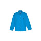 U.S. Polo Assn. Erkek Çocuk Aqua Uzun Kollu Basic Gömlek 50306583-VR007