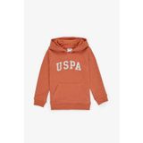 U.S. Polo Assn. Erkek Çocuk Bakır Kapüşonlu Basic Sweatshirt 50314005-VR182