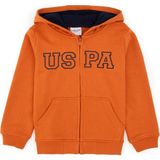 U.S. Polo Assn. Erkek Çocuk Bakır Örme Fermuarlı Kapüşonlu Hırka 50313844-VR182 - 11 - 12 Yaş