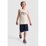 U.s. Polo Assn. Erkek Çocuk Bej Pijama Takım 50328629-VR011 - 14 - 15 Yaş