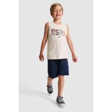 U.S. Polo Assn. Erkek Çocuk Bej Pijama Takım 50328629-VR011