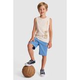 U.s. Polo Assn. Erkek Çocuk Bej Pijama Takım 50328672-VR011 - 5 - 6 Yaş