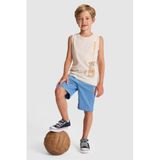 U.S. Polo Assn. Erkek Çocuk Bej Pijama Takım 50328672-VR011