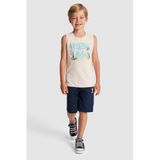 U.S. Polo Assn. Erkek Çocuk Bej Pijama Takım 50328674-VR011