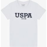U.S. Polo Assn. Erkek Çocuk Beyaz Bisiklet Yaka Basic Tişört 50325607-VR013 - 10 - 11 Yaş