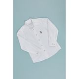 U.S. Polo Assn. Erkek Çocuk Beyaz Gömlek Basic 50320232-VR013