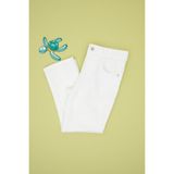 U.s. Polo Assn. Erkek Çocuk Beyaz Pantolon (Jean) 50304256-DN0015 - 10 - 11 Yaş - White - Dropsuz