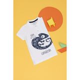 U.S. Polo Assn. Erkek Çocuk Beyaz Polo Yaka Tişört 50263511-VR013 - 5 - 6 Yaş