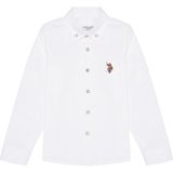 U.S. Polo Assn. Erkek Çocuk Beyaz Uzun Kollu Basic Gömlek 50263107-VR013 - 4 - 5 Yaş