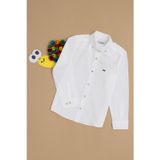 U.S. Polo Assn. Erkek Çocuk Beyaz Uzun Kollu Basic Gömlek 50283999-VR013