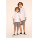 U.S. Polo Assn. Erkek Çocuk Beyaz Uzun Kollu Basic Gömlek 50288715-vr013