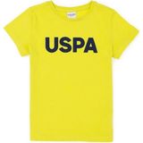 U.S. Polo Assn. Erkek Çocuk Bisiklet Yaka T-Shirt - Sarı - 10 - 11 Yaş