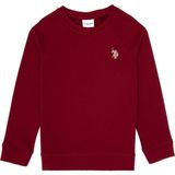 U.S. Polo Assn. Erkek Çocuk Bordo Basic Bisiklet Yaka Sweatshirt 50313832-VR014 - 9 - 10 Yaş