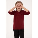 U.S. Polo Assn. Erkek Çocuk Bordo Bisiklet Yaka Basic Kazak 50315586-VR014