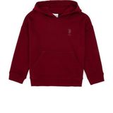 U.S. Polo Assn. Erkek Çocuk Bordo Kapüşonlu Basic Sweatshirt 50313941-VR014 - 7 - 8 Yaş