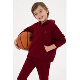 U.S. Polo Assn. Erkek Çocuk Bordo Kapüşonlu Basic Sweatshirt 50313941-VR014 - 8 - 9 Yaş