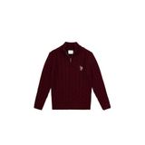 U.S. Polo Assn. Erkek Çocuk Bordo Kazak/Triko 50315628-VR014