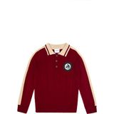 U.S. Polo Assn. Erkek Çocuk Bordo Polo Yaka Kazak 50315629-VR177 - 9 - 10 Yaş - 51R-Kırmızı