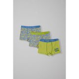 U.S. Polo Assn. Erkek Çocuk Boxer, 5-6 Yaş, Yeşil,%96 Pamuk, Set of 3
