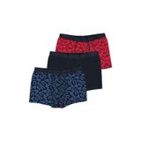 U.S. Polo Assn. Erkek Çocuk Boxer, Lacivert, 9-10 Yaş, 3'lü Set