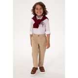 U.S. Polo Assn. Erkek Çocuk Camel Kanvas Pantolon 50317274-VR015 - Camel - Altın - Dropsuz - 6 - 7 Yaş