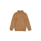 U.S. Polo Assn. Erkek Çocuk Camel Melanj Kazak/Triko 50293063-VR122
