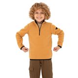 U.S. Polo Assn. Erkek Çocuk Camel Sweatshirt 50298060-VR015, Kahverengi, 4-5 Yaş