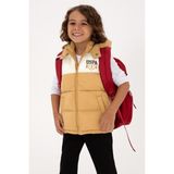 U.S. Polo Assn. Erkek Çocuk Camel Yelek 50312089-VR015 - 9 - 10 Yaş - Camel - Altın