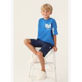 U.S. Polo Assn. Erkek Çocuk Erkek Çocuk Kobalt Mavi Pijama Takımı 50291600 VR077