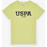 U.S. Polo Assn. Erkek Çocuk Fıstık Yeşili Bisiklet Yaka Basic Tişört 50325607-VR257 - 7 - 8 Yaş