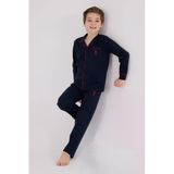 U.s. Polo Assn. Erkek Çocuk Gömlek Pijama Lacivert