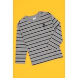 U.S. Polo Assn. Erkek Çocuk Gri Melanj Bisiklet Yaka Süprem Sweatshirt 50314042-VR086 - Grimelanj - 9 - 10 Yaş
