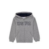 U.s. Polo Assn. Erkek Çocuk Gri Melanj Hırka Örme 50313844-vr086 Grı Melanj