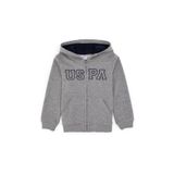 U.S. Polo Assn. Erkek Çocuk Gri Melanj Hırka (Örme) 50313844-VR086